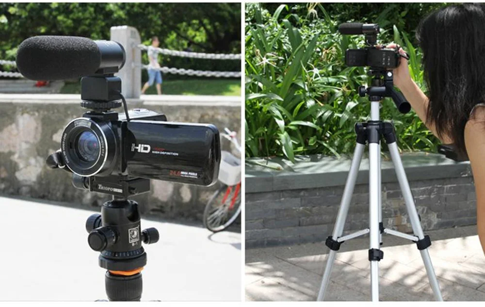 ZhuoSheng ZS M1 студийный Видео Стерео конденсатор DSLR камера Микрофон Youtuber On Camera