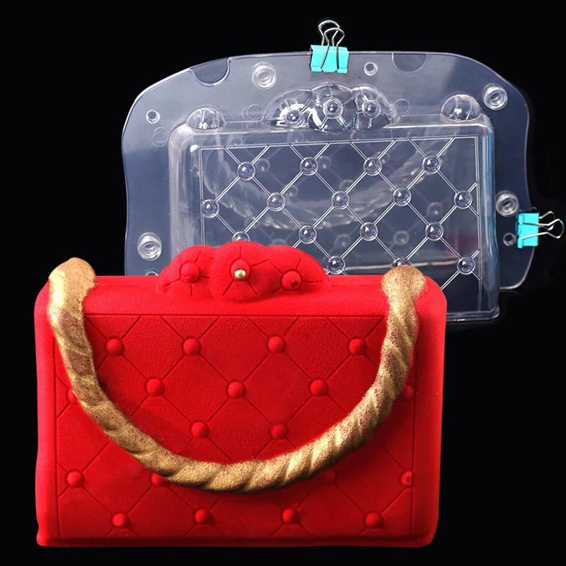 DIY пластиковая 3D дамская сумка для торта ручной работы форма шоколада