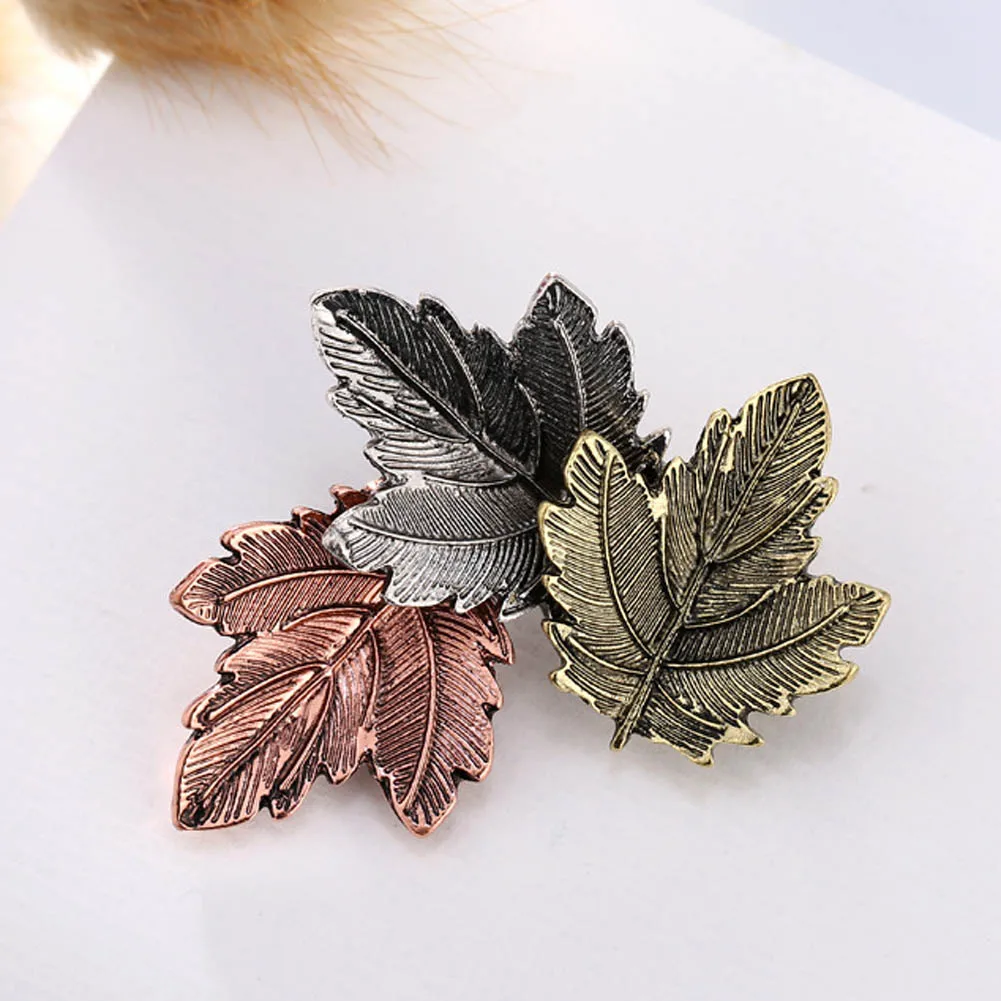 Женская Винтажная брошь в виде кленового листа 1 шт.|maple leaf brooch|leaf broochbroches mujer |