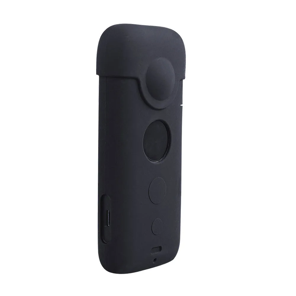 Черный цвет Insta360 One X чехол, силиконовый Анти-Царапины протектор объектива противоударный защитный чехол для Insta360 OneX аксессуары для экшн-камеры - Цвет: Черный цвет