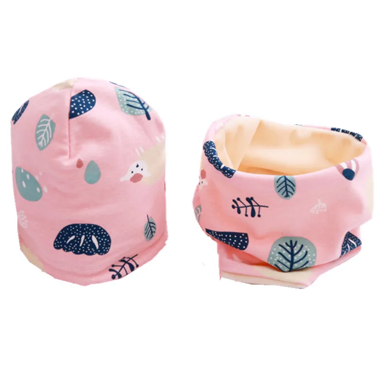 Весенне осенне зимний бархатный толстый шарф шапка комплект из двух предметов