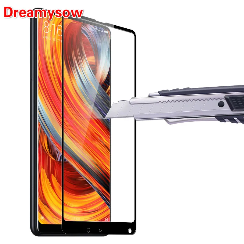 9H закаленное стекло для Xiaomi mi Mix 2 S 7 Plus A1 6X 8SE 6 5 5S Note 3 5X 5s полное покрытие протектор