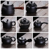 9 kinds of black pottery teapot160 350ml from dehua hot sale beauty hand made chinese japanese style ceramic kungfu teapot