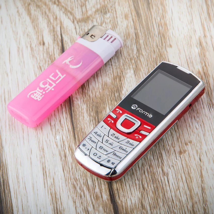 Original FORME T3 Super mini phone MP3 MP4 FM Camera Metal back cover unlocked mobile cell Russian keyboard | Мобильные телефоны и