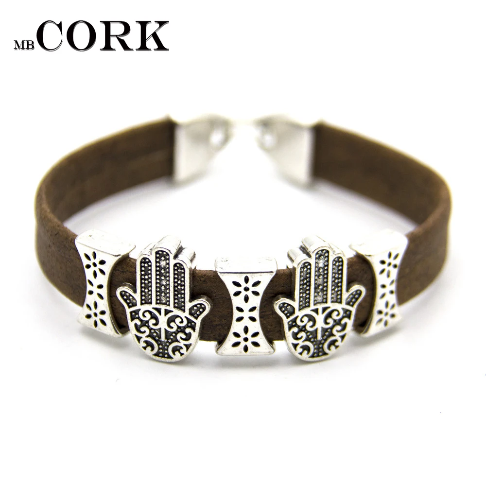 Украшения cork браслет из пробки для женщин натуральная пробка с ручной морской