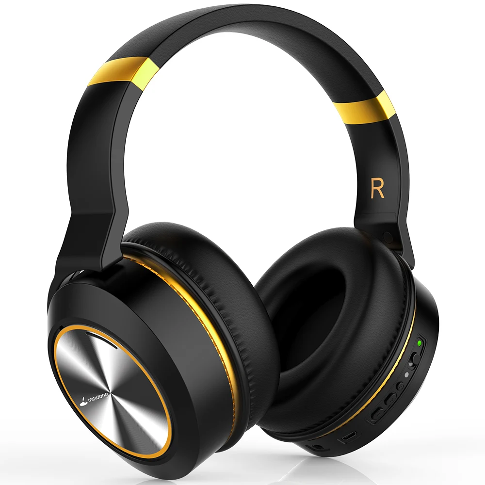 Meidong E8E активные наушники с шумоподавлением Bluetooth Накладные беспроводная