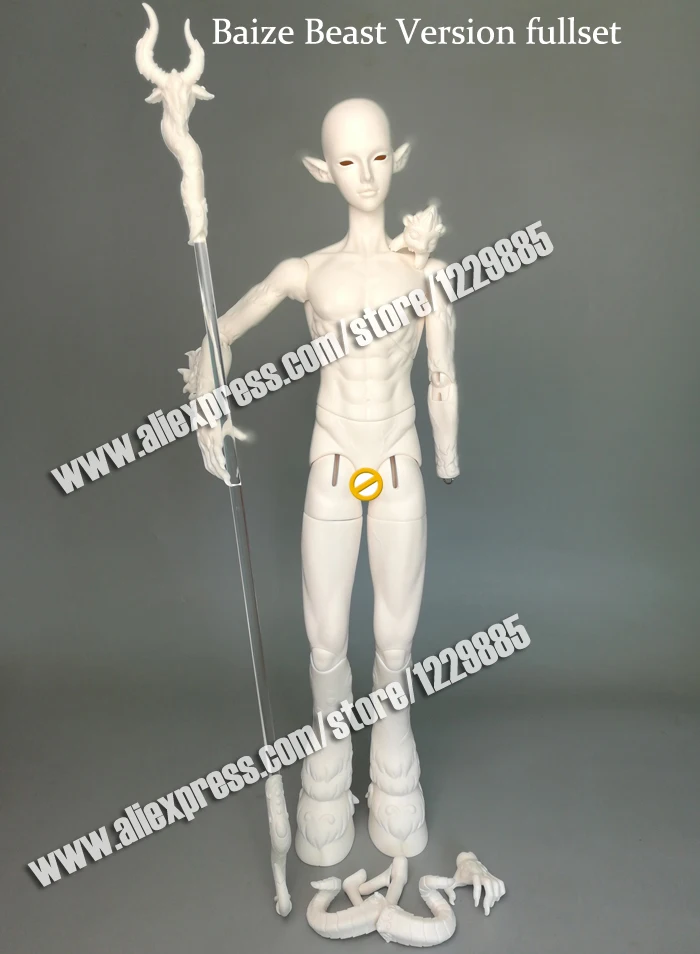 HeHeBJD 1/3 bjd кукла Baize Beast версия свободные глаза 73 см тело Горячая Игрушка подарки на