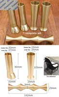 Solid Brass Tip Cap for Mid-Century Modern Chinese Chair Table Leg Feet Tapered Chair Handle Fittings