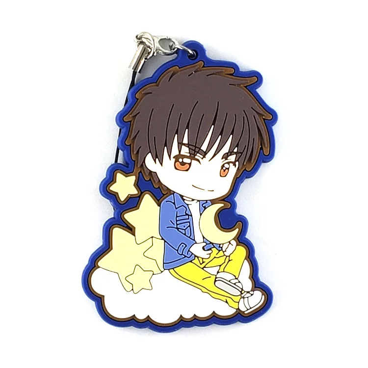 Карта Captor/SAKU/Сакура КИНОМОТО/daiduji TOMOYO/LI SYAORAN/KIN японский аниме фигурка резиновая подвеска для мобильного телефона/брелок/ремешок