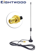 eightwood dual band magnetic base ham radio aerial 144mhz 430mhz sma jack female antenna for baofeng uv 82 uv 5r bf 888s two way