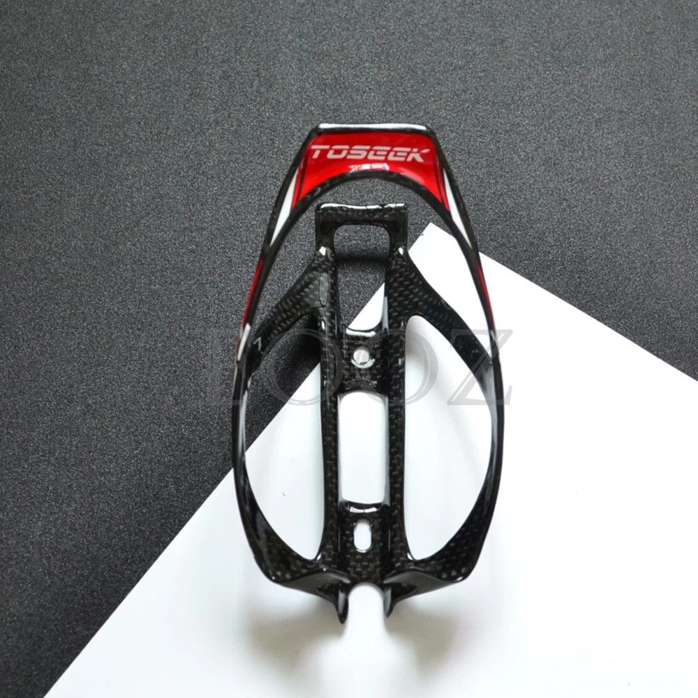 Клетка для бутылки с водой из углеродного волокна TOSEEK 3K Ультралегкая а-образная