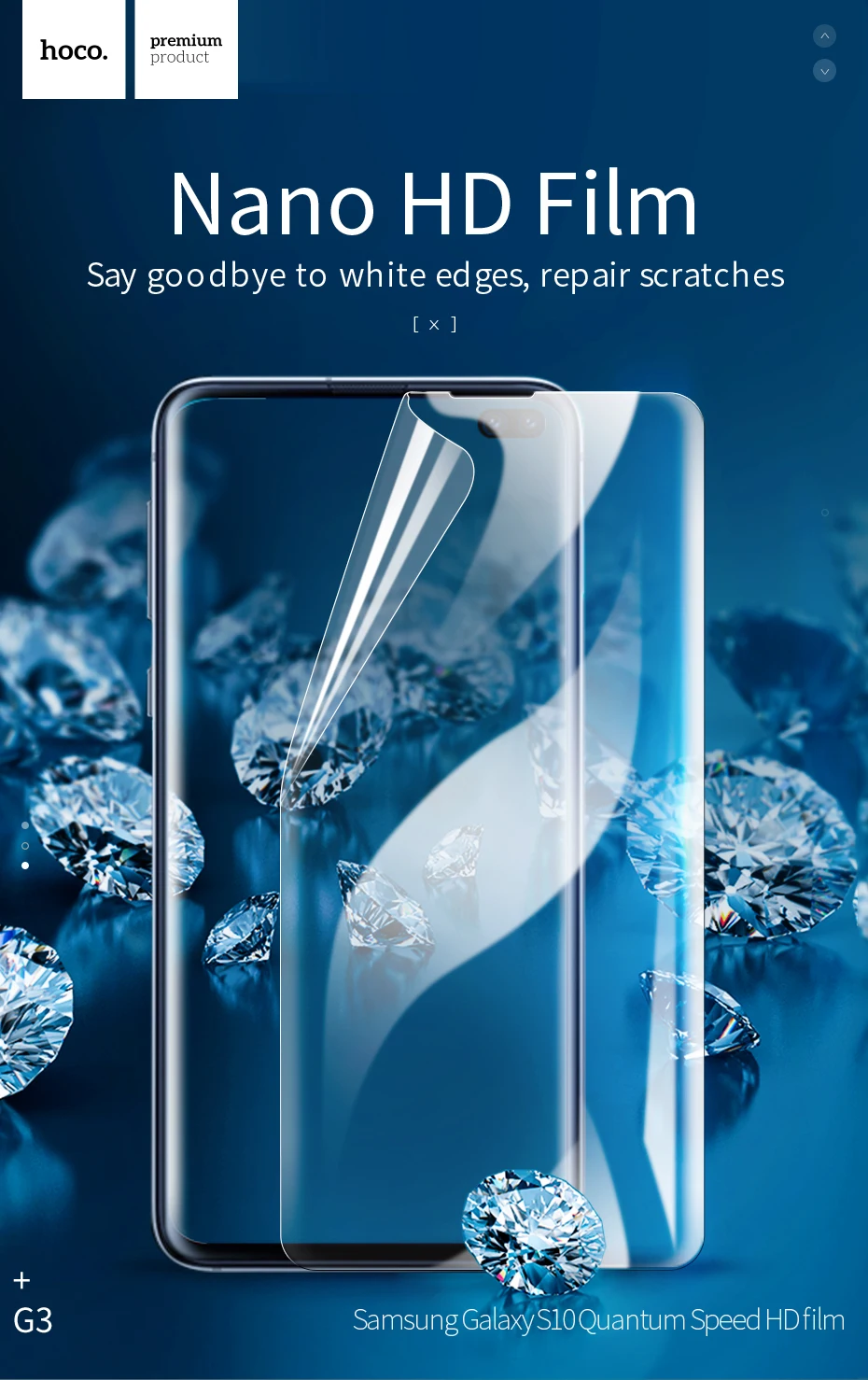 HOCO 0,15 мм Гидрогелевая пленка для samsung Galaxy S10 Plus Защитная пленка для экрана для samsung S10 S10E Защитная стеклянная пленка S10