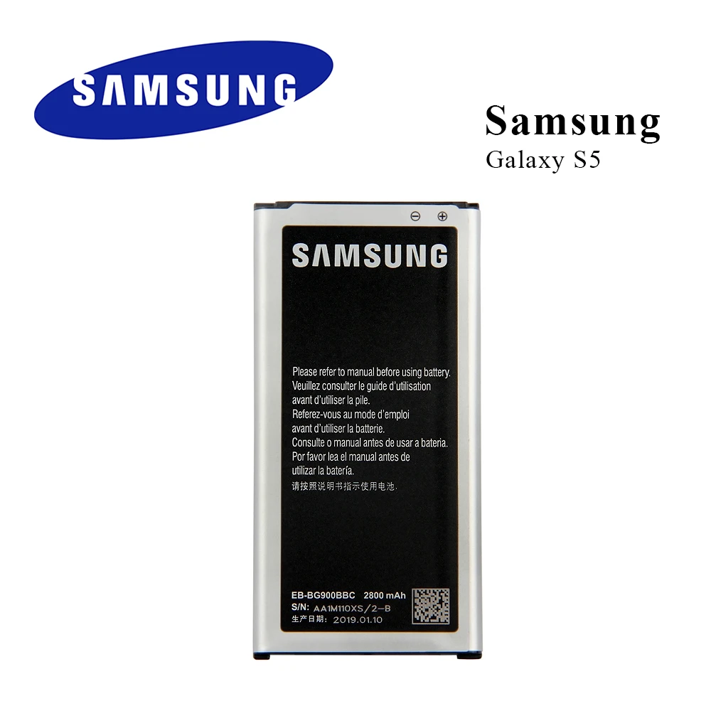Батарея для samsung Galaxy S5 G900 G900S G900I G900F G900H 9008V 9006V 9008W EB-BG900BBE EB-BG900BBU EB-BG900BBC NFC