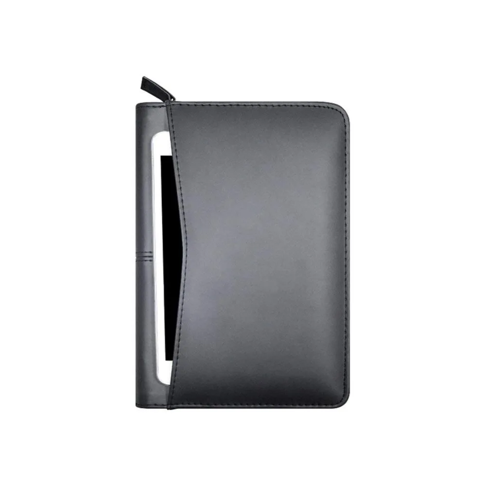 Godery Padfolio/портфель кожаный портфель на молнии папка 5x8 блокнот для письма