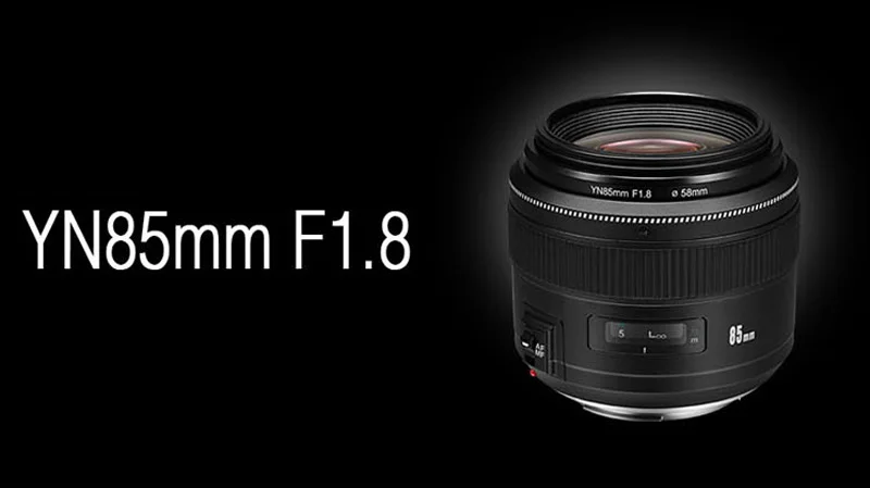 YONGNUO YN85mm F1.8 AF/MF Стандартный Средний телеобъектив 85 мм объектив с фиксированным фокусным расстоянием для камеры Canon EF Mount EOS camera s