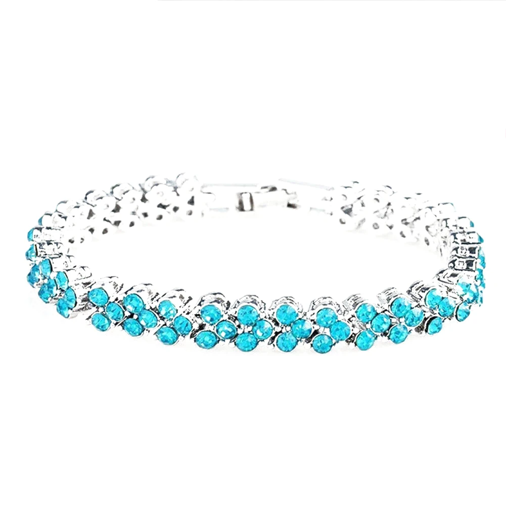 Для женщин Мода незначительные Сердце инкрустированные стразами Браслеты