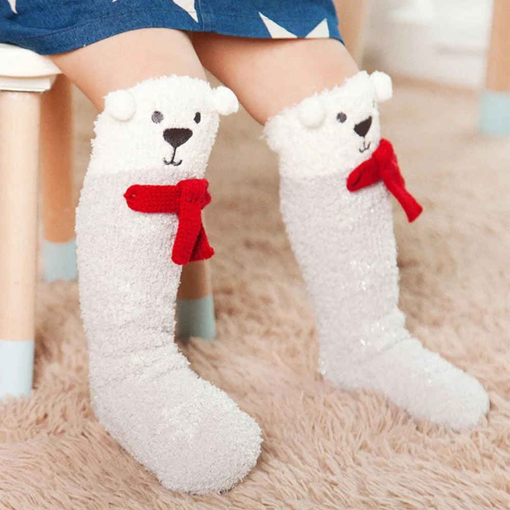 От 1 до 3 лет Детские носки с милыми мультяшными животными Хлопковые гольфы для