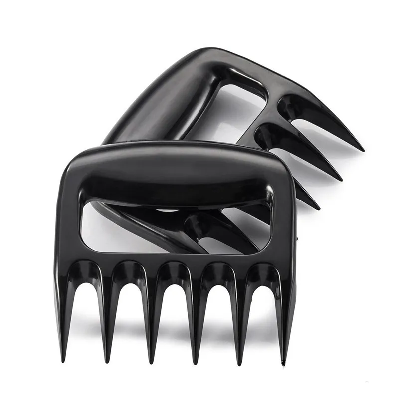 YIBO 2 шт./компл. новинка когти медведя барбекю вилка зажим тянущиеся мясные кусочки