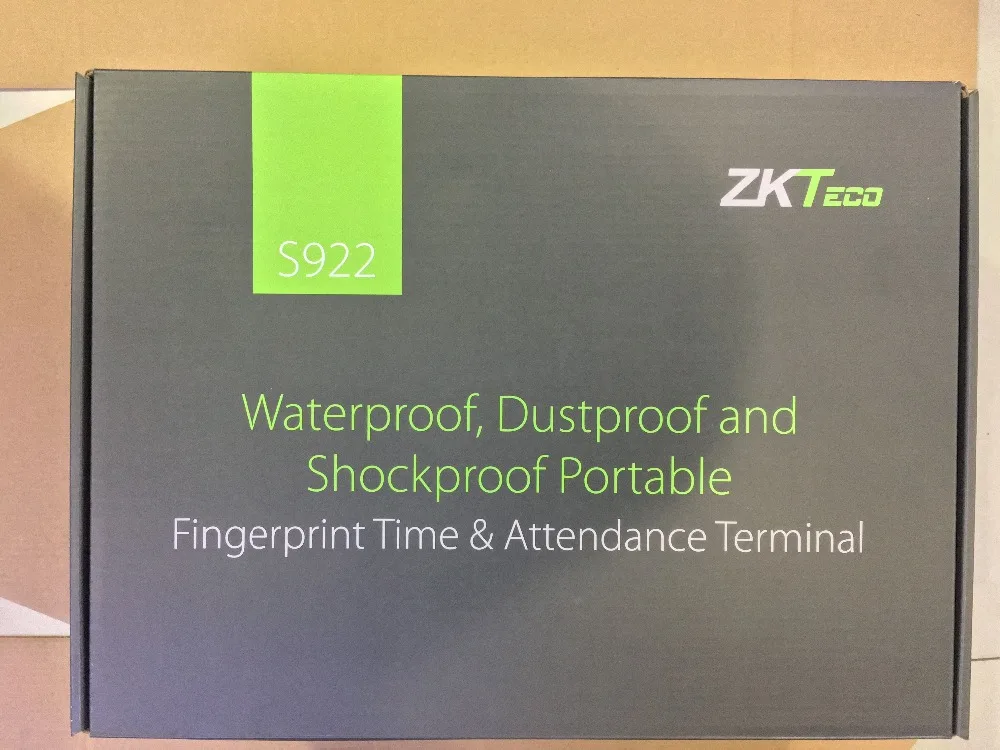 ZKTECO IP65 S922 5000 пользовательский отпечаток пальца емкость TCP/IP время посещаемости