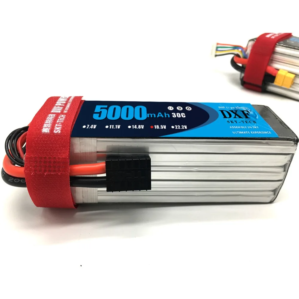 Аккумулятор DXF LiPo 5000 мАч 18 5 в 5S 30C Max60C для радиоуправляемого вертолета автомобиля