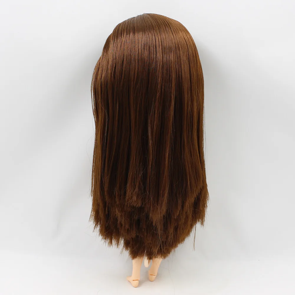 RBL Scalp 1/6 Blyth кукольные парики, включая жесткий эндоконский купол с взрыва/без челки бахрома мягкие прямые волосы серии 1