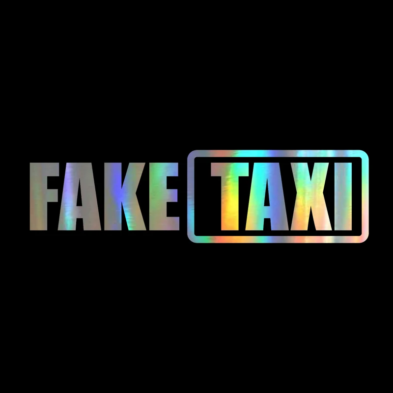 15*4 см Автомобильная Наклейка 3D поддельная такси модная наклейка на автомобиль