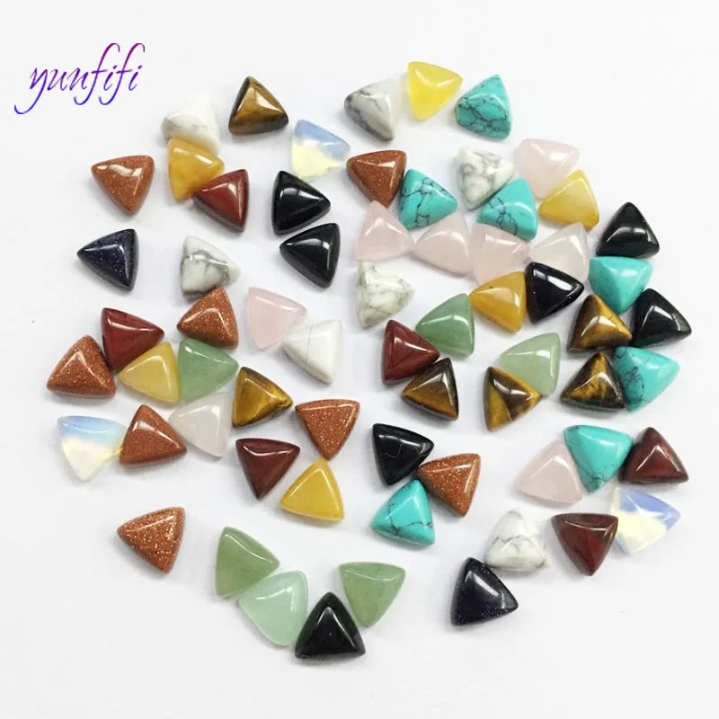 Crystal stone Diy craft supplies mixed color natural ring loose beads Good Quality 10Pcs/lot | Дом и сад
