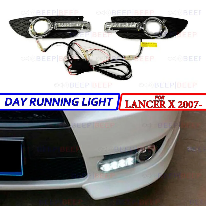 Для Защитные чехлы для сидений сшитые специально Mitsubishi Lancer X 2007 2011 DRL led дневные