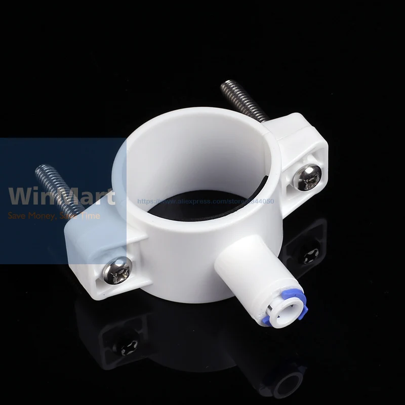1 PC 1/4 6.5MM 40MM ID RO system Drain Clamp Clips Drinking water Waste clip filter | Обустройство дома