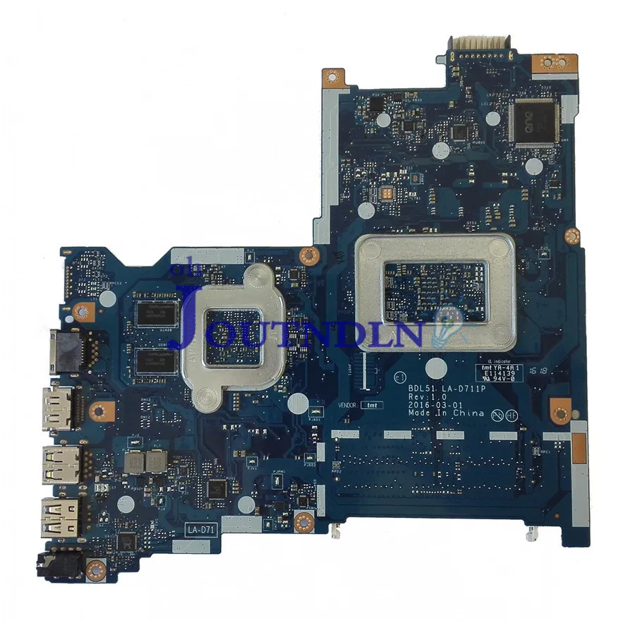 Материнская плата JOUTNDLN для ноутбука HP 15-BA 854967-601 854967-501 854967-001 BDL51 LA-D711P w/ A6-7310 CPU DDR3 |