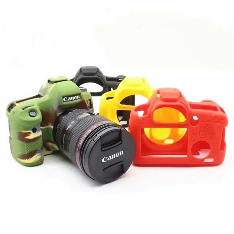 Мягкий силиконовый чехол для камеры защитный canon eos 6d резиновая крышка открывания