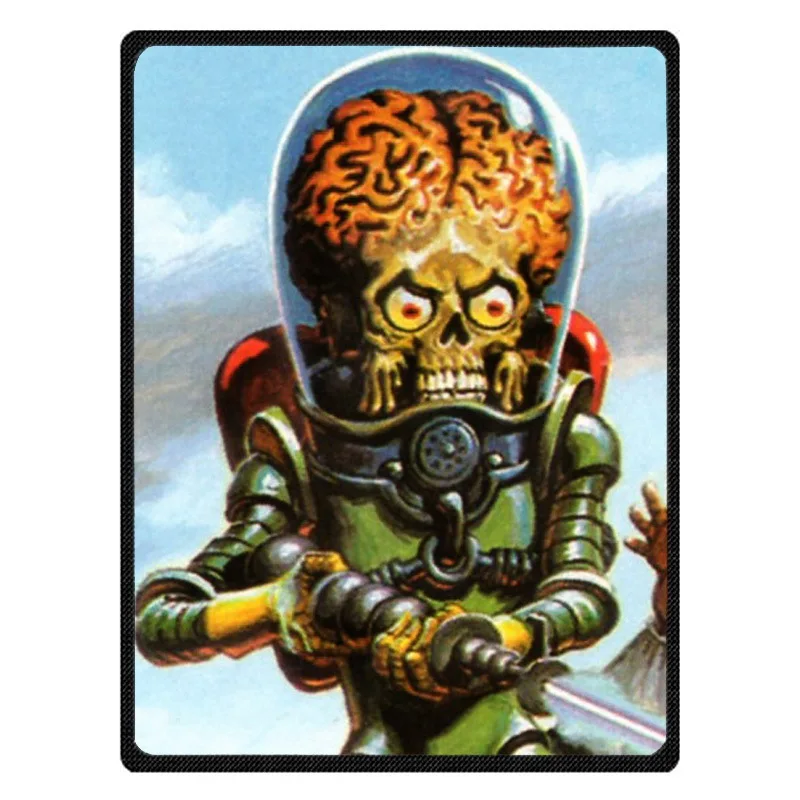 Home Textile Sofa/Bedding Throws Flannel Blanket Spring Autumn Warm Soft Bedsheet Mars Attacks Blankets | Дом и сад