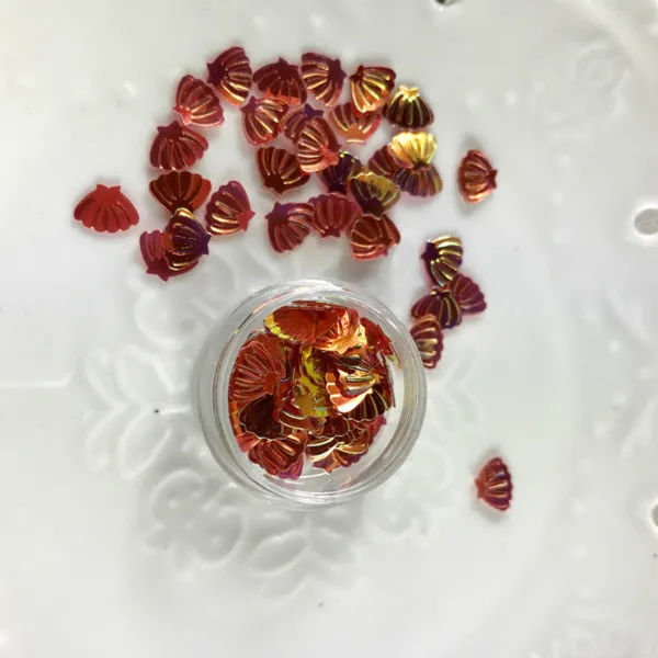 Orange Red Doreen Box, модные ювелирные изделия из ПВХ и смолы, инструменты для рукоделия, рукоделие, корпус, красочное модное оборудование с блестками, 30 мм(1 1/") Диаметр, 5 шт - Цвет: Orange Red
