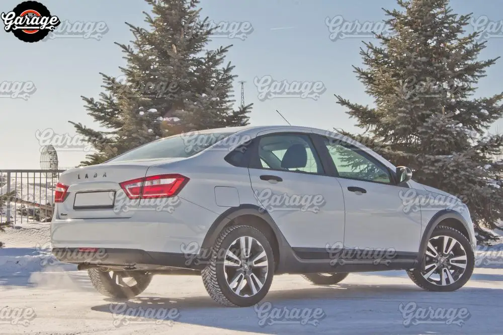 Защитные молдинги для Lada Vesta-на двери ABS пластиковые накладки аксессуары защитные пластины царапины Тюнинг Автомобиля