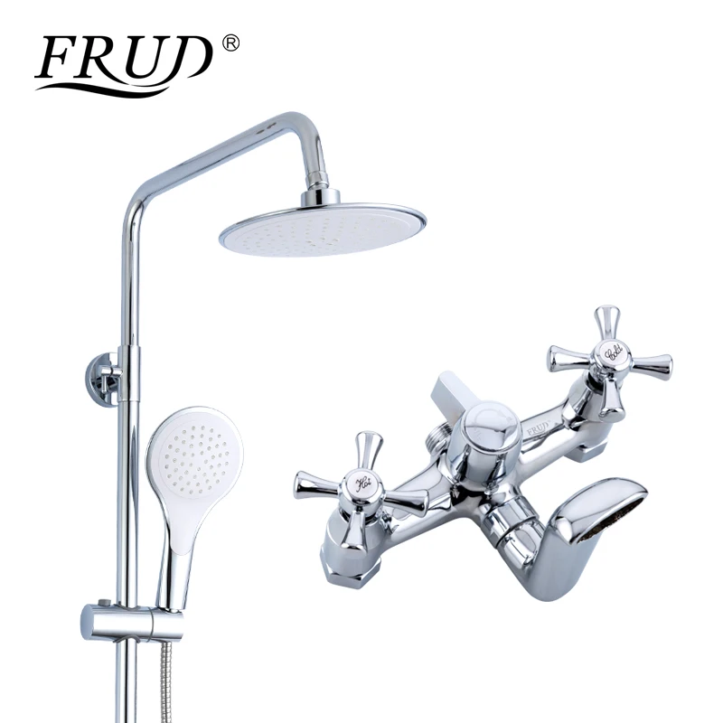 Ручной смеситель FRUD R24732 настенный набор для ванной комнаты 1 комплект|Смесители