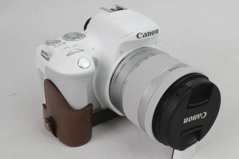 Новинка чехол из искусственной кожи для canon eos 200D Digital SLR сумка камеры