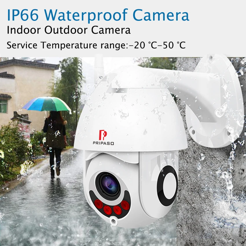Беспроводная домашняя камера видеонаблюдения 1080P 2 Мп Wi Fi HD 360 слежения PTZ с