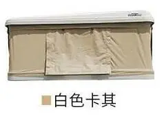 white khaki Открытый всплывающий ABS Кемпинг на крыше подсветка салона автомобиля палатка для автомобилей грузовиков внедорожников кемпинг для путешествий, походная - Цвет: white khaki
