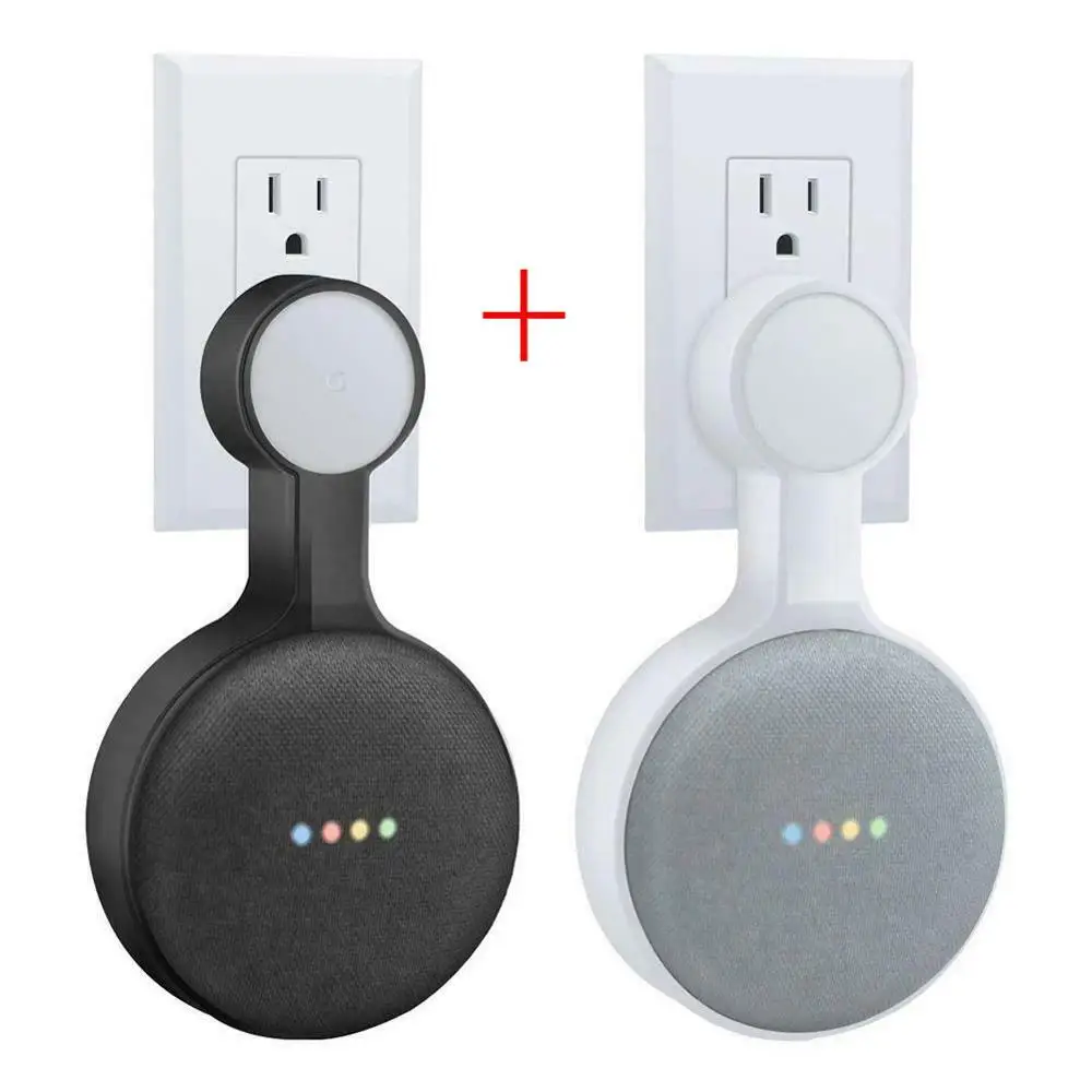 Mixed Настенная настенная вешалка-подставка для Google Home, Мини голосовой помощник, штепсельная Вилка для дома, кухни, ванной, спальни, держатель динамика - Цвет: Mixed