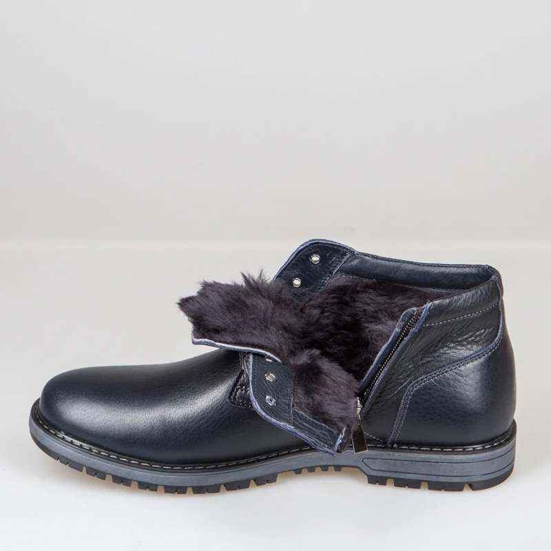 Bull Leather Men Boots Spring Autumn And Winter Man Shoes Ankle Boot Men's Snow Shoe Work Plus Size 39-44 000-KAM | Обувь