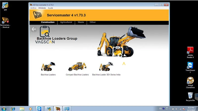 Сельскохозяйственные Строительное оборудование для JCB электронный Услуги инструмент(DLA) JCB servicemaster heavy duty truck диагностический инструмент