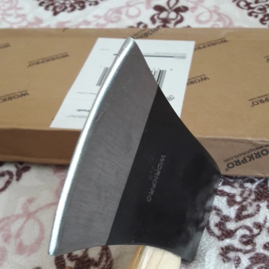 WORKPRO Wood Axe 2LB Wooden Handle Axe Outdoor Camping Felling Axe