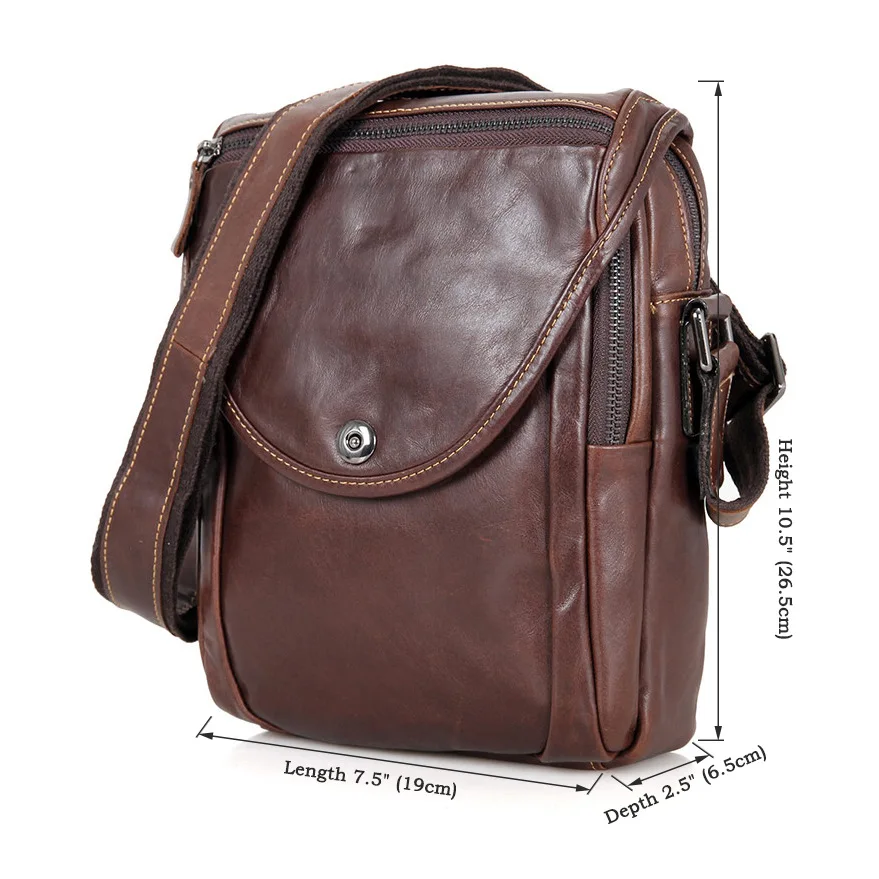 Мужские сумки-мессенджеры из коровьей кожи деловая Повседневная винтажная