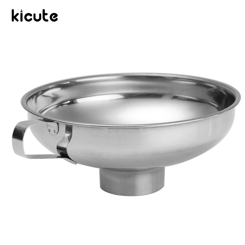 Новейшие воронки Kicute из нержавеющей стали фильтр Хоппер широкий инструмент для