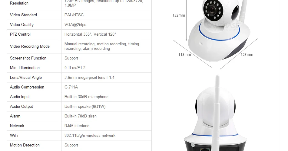 HOMSECUR приложение HD wifi камера ИК Ночное Видение+ беспроводной PIR сенсор для дома сигнализации