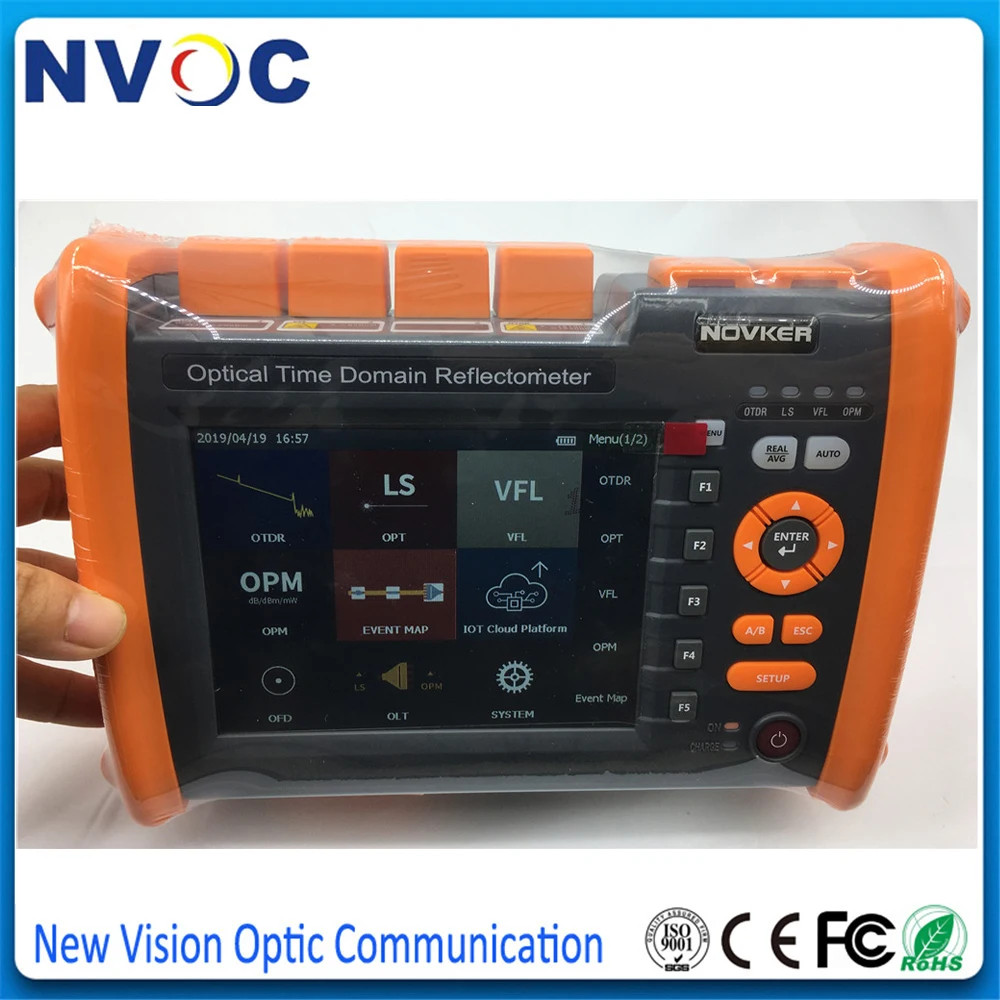 NOVKER NK5600 OTDR 30/32 дБ 80 км 1310/нм с VFL оптический источник света искусственное волокно