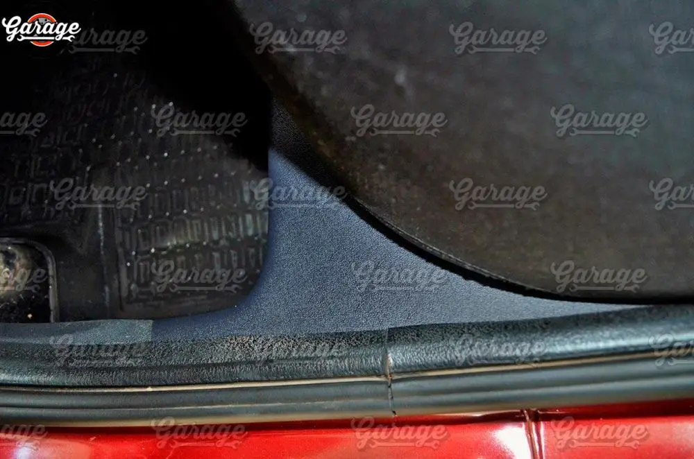 Защита внутренних порогов двери для Renault/Dacia Sandero 2009-2013 ABS пластиковые аксессуары защита ковра Тюнинг Автомобиля