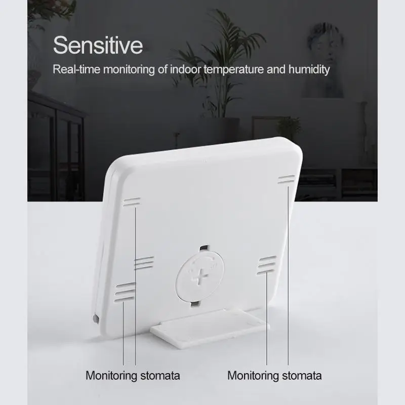 

Creative Ultra-thin Digital Clocks Accurate Electronic Time Temperature Humidity Clock Multifunction Desk Table Wall Clocks 2019