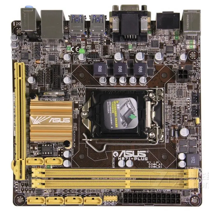 Разъем LGA 1150 для ASUS оригинальная б/у настольная материнская плата Intel H87 DDR3 USB3.0 SATA3