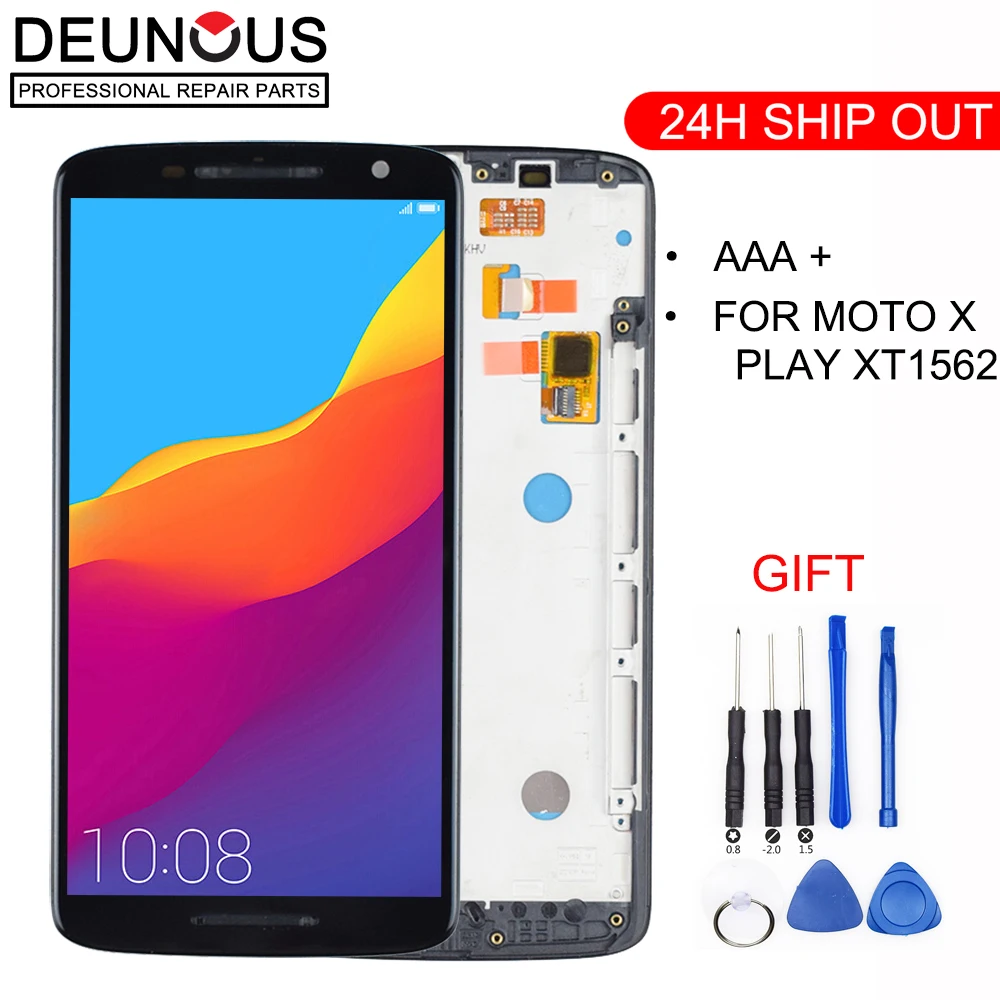 Новинка для Motorola Moto X X3 Play xt1561 XT1562 XT1563 ЖК дисплей с кодирующий преобразователь